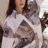 Bonnie Gray - White Paper Journal Shirt