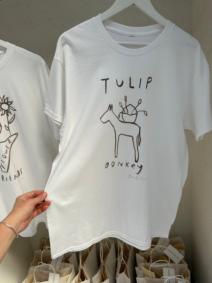 Sunflower friends and Tulip Donkey Tee